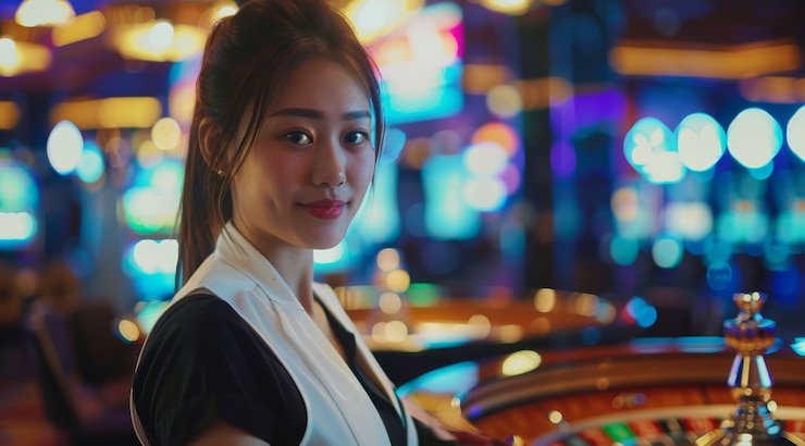 Antarmuka platform mpoten menampilkan berbagai kategori permainan dan fitur pembayaran